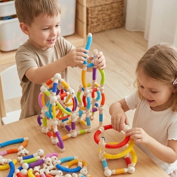 Flexible magnetic tube block 36pcs