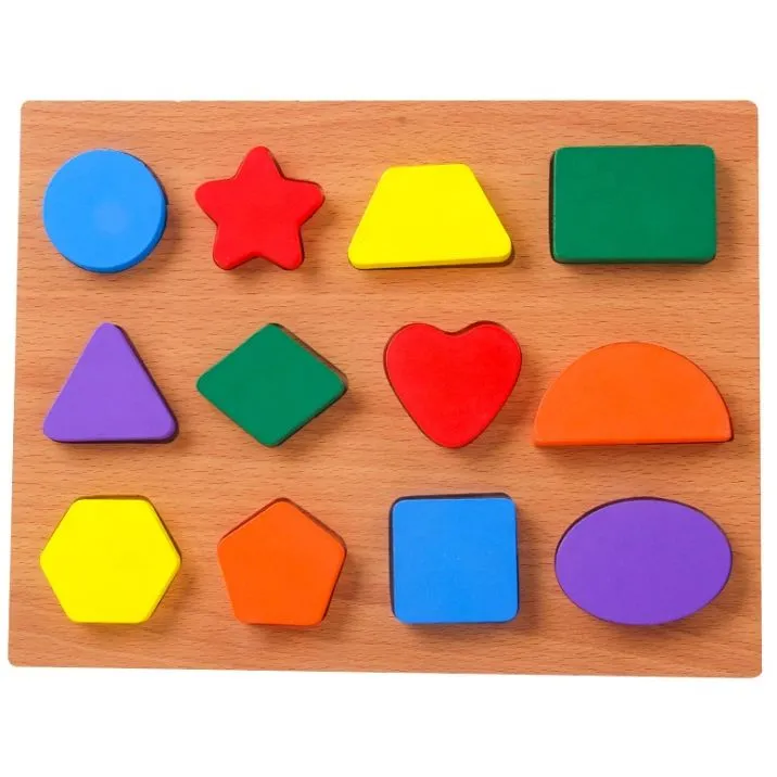 Wooden Geometric Shapes Puzzle 1
