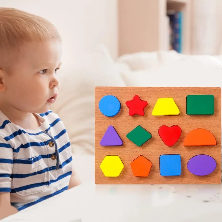 Wooden Geometric Shapes Puzzle 3
