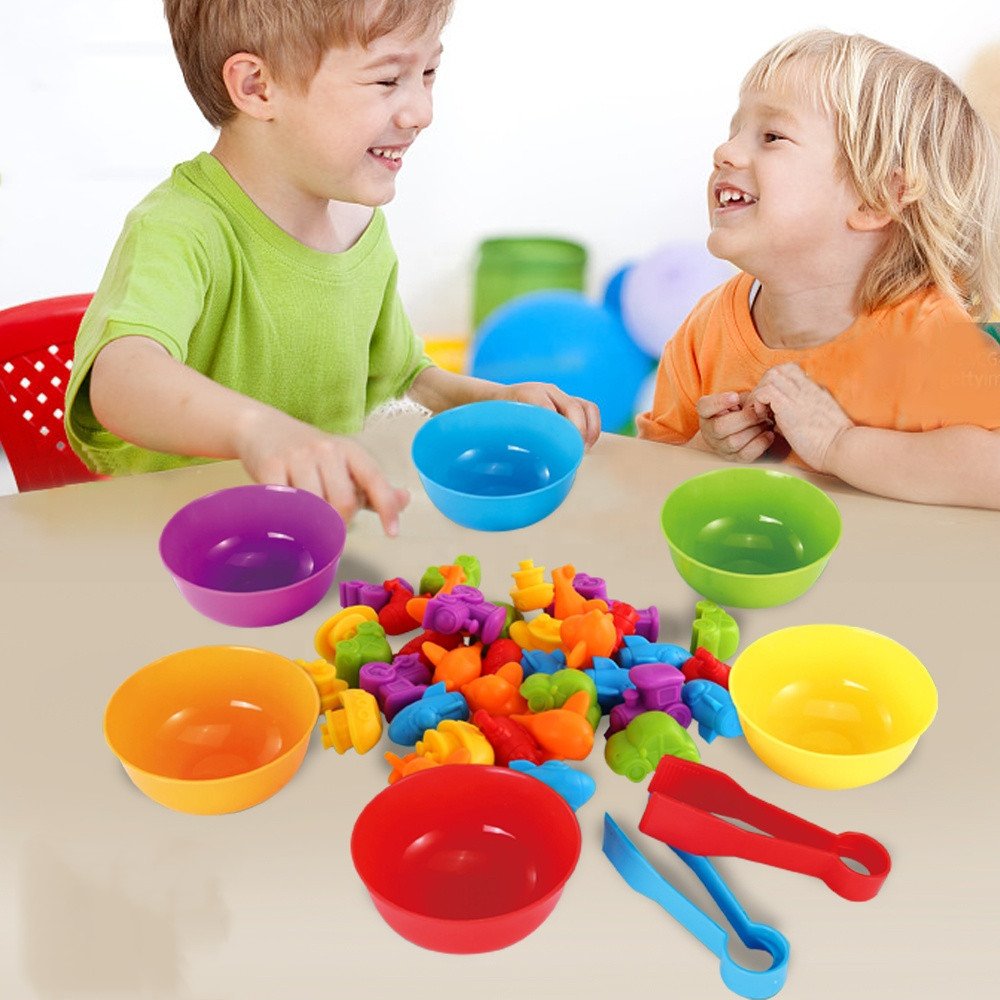 Children's color classiffication toys 5