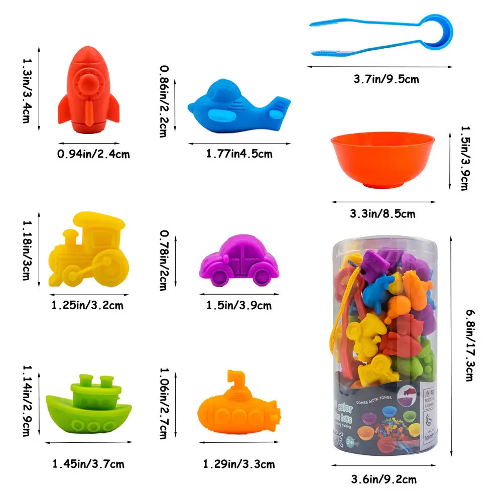Children's color classiffication toys 3