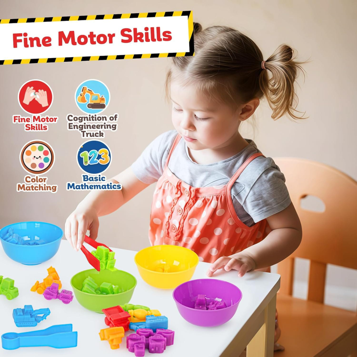 Children's color classiffication toys 7