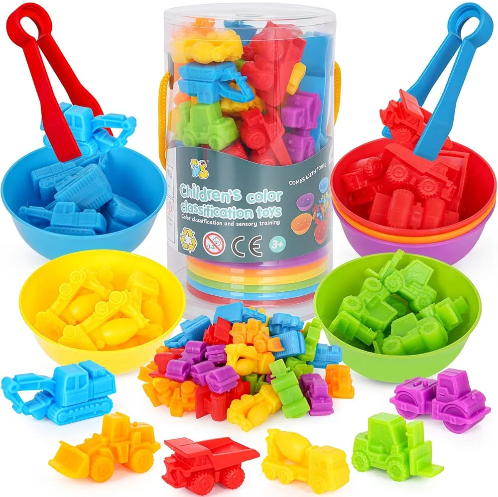 Children's color classiffication toys 8