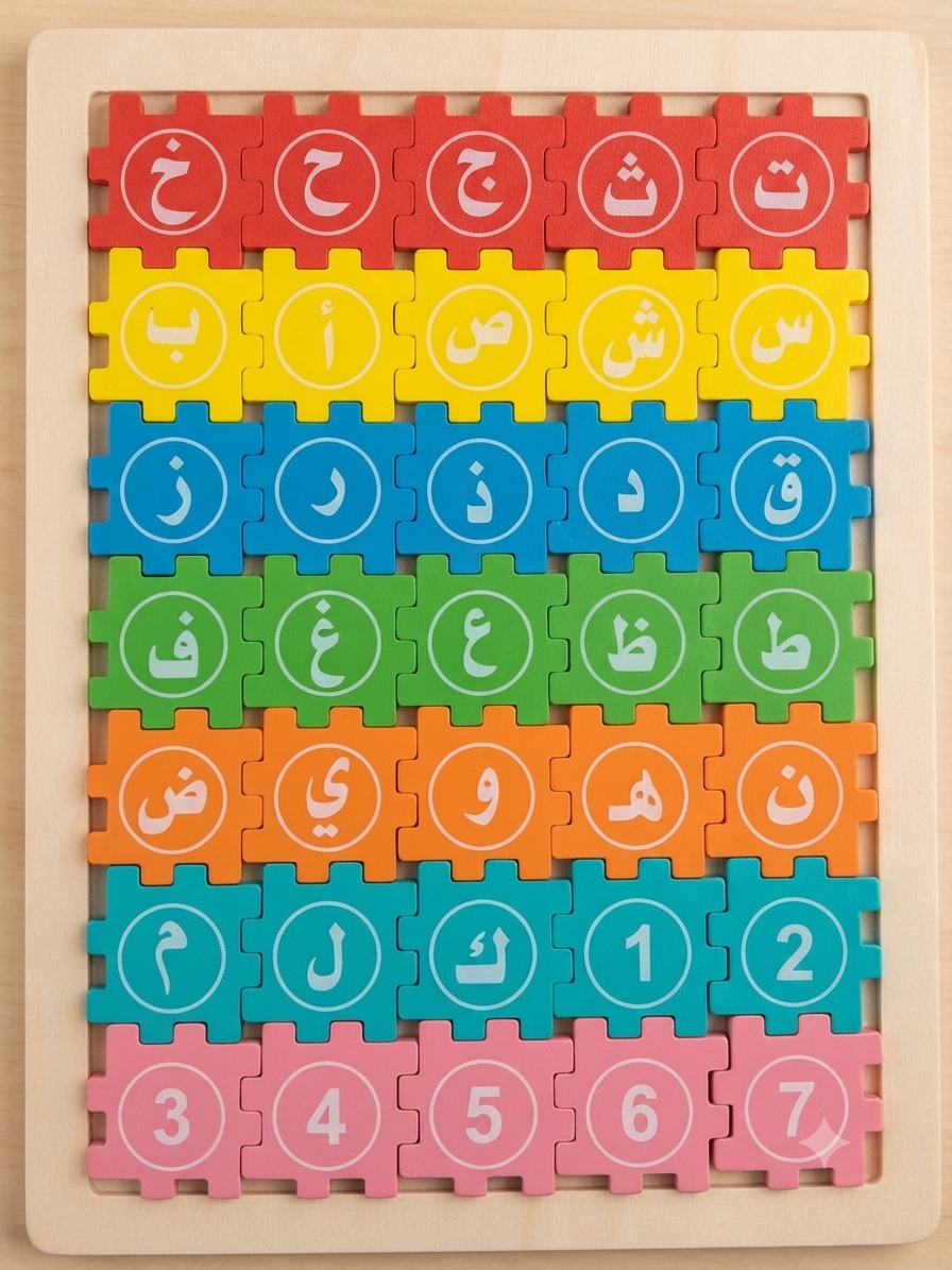 Arabic Wooden Letters