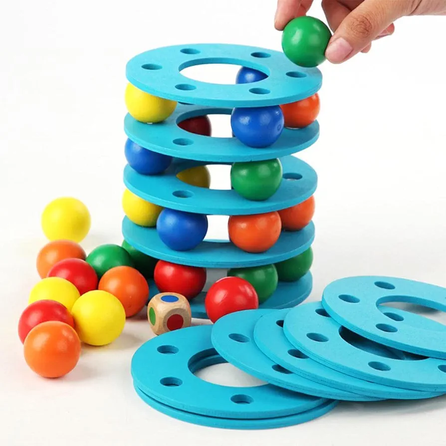 Rainbow Ball Tower Toy 4