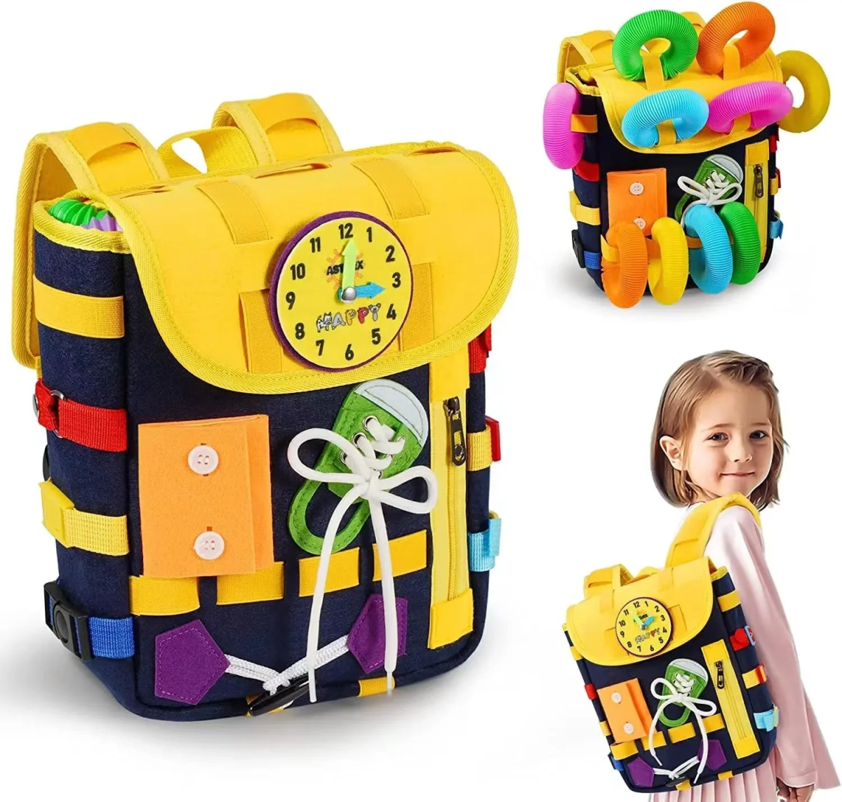 Busy board montessori Backpack 3
