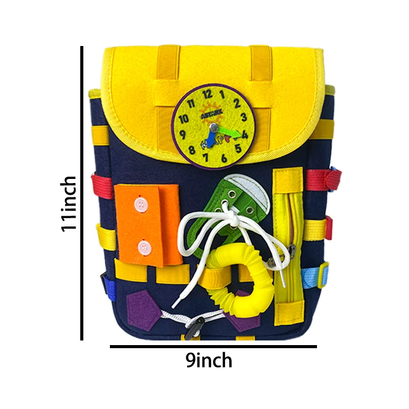 Busy board montessori Backpack 4