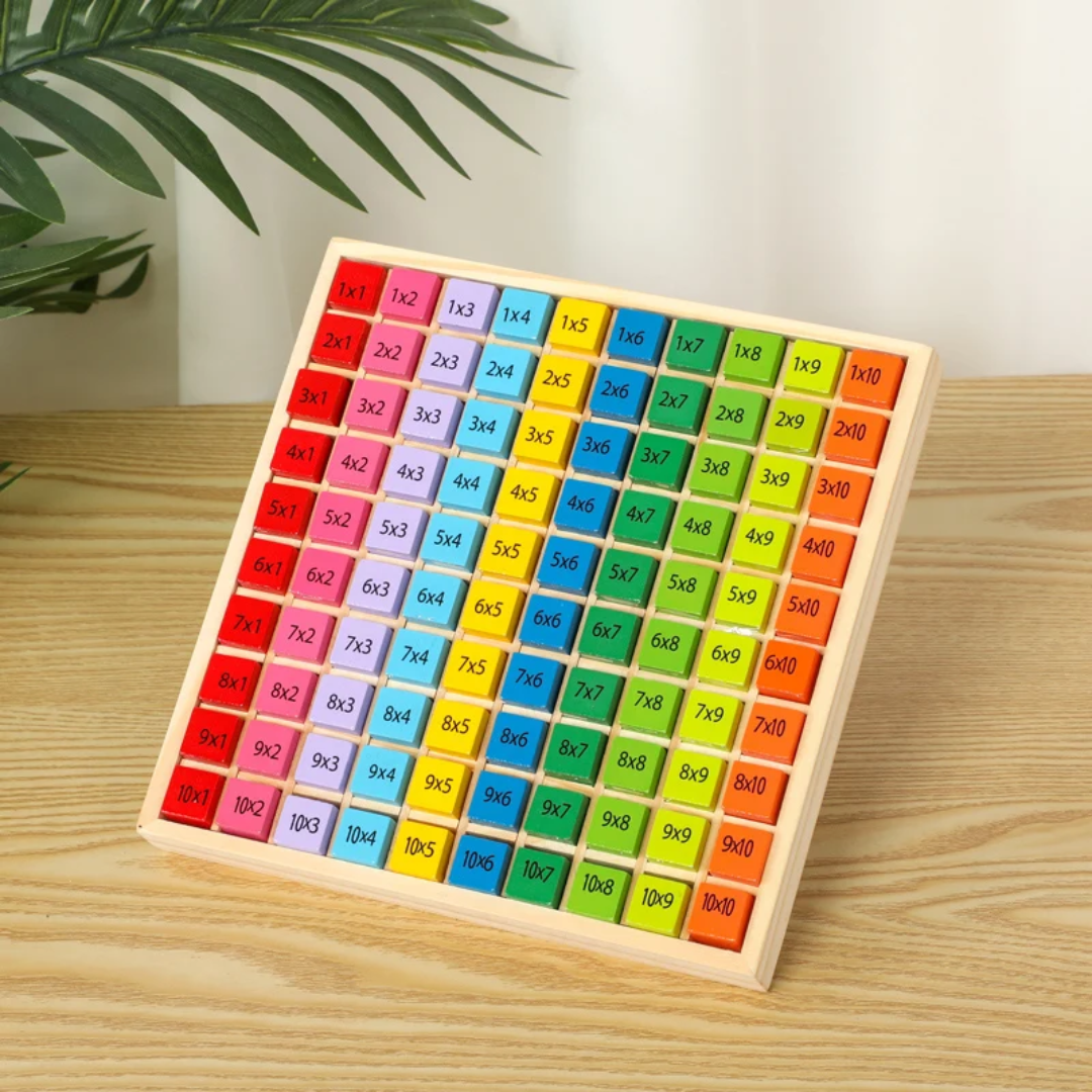 Wooden Multoplication Table Board 2