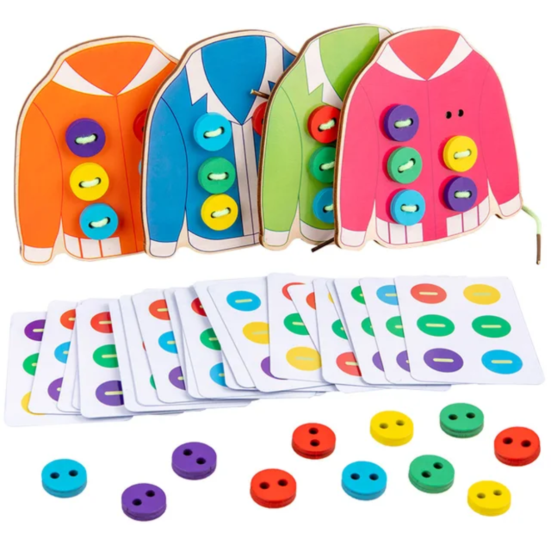 Early education clothes button 7