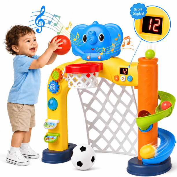 Basketball Hoop & Soccer Goal,  1