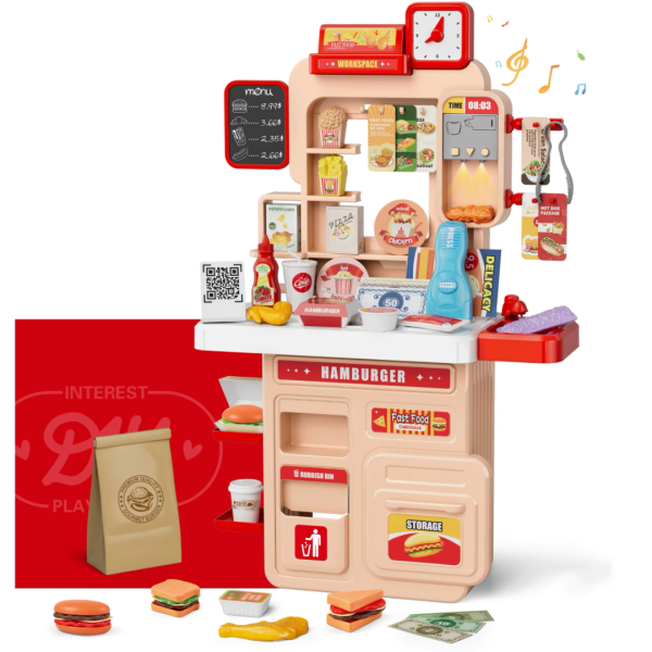 Burger sales counter