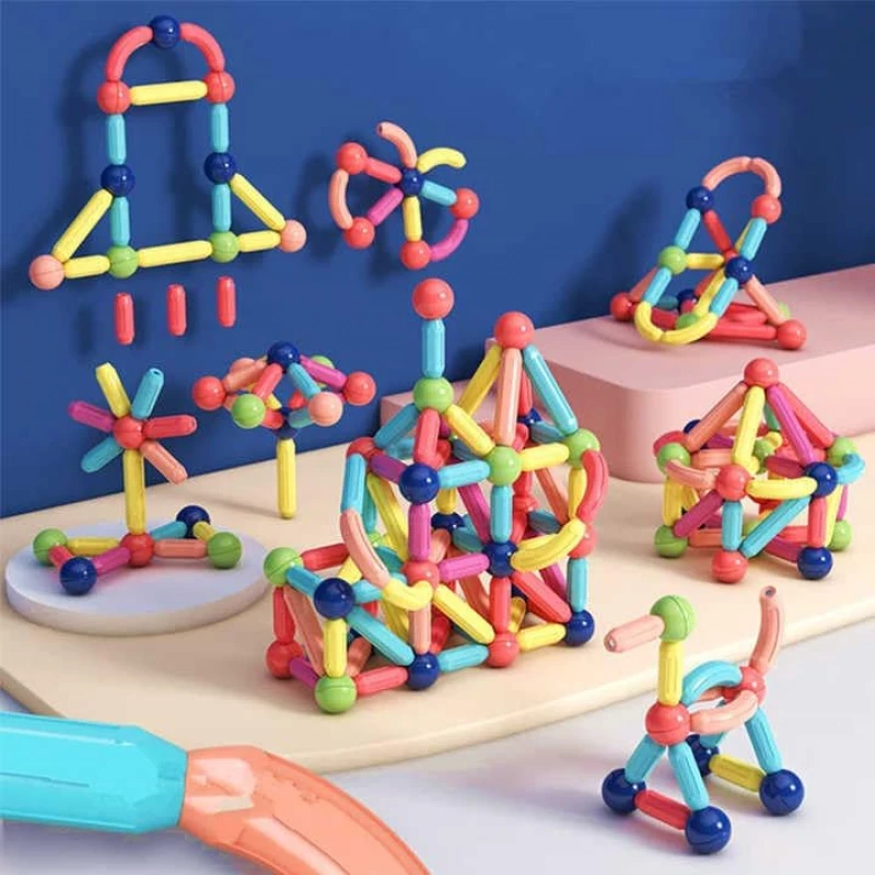 128PCS Magnetic Building Blocks 2