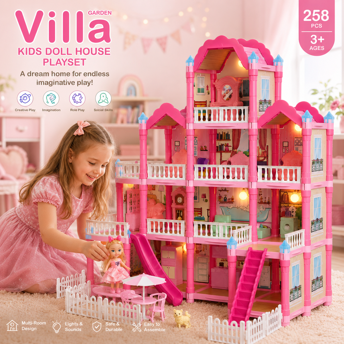 Villa Doll House 258pcs 1