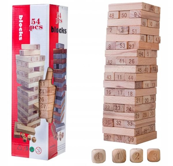 Jenga 54pcs - number