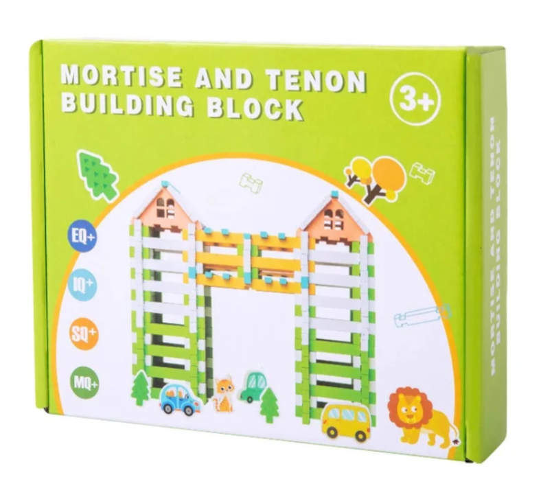 Mortise & tenon building blocks 4