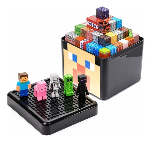 Magnetic block building Minecraft 2